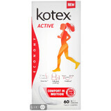 Прокладки ежедневные Kotex Active Extra Thin Liners №60