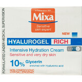 Крем-гель для лица MIXA Hyalurogel Rich для сухой и чувствительной кожи 50 мл 