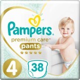 Подгузники-трусики Pampers Premium Care Pants Maxi 9-15 кг 38 шт