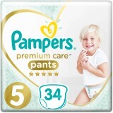 Підгузки-трусики Pampers Premium Care Pants 5 12-17 кг 34 шт