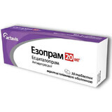 Езопрам табл. в/плівк. обол. 20 мг №30