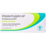 Ремантадин-KR табл. 0,05 г блістер №20