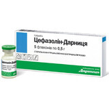 Цефазолін-Дарниця пор. д/р-ну д/ін. 0,5 г фл. №5