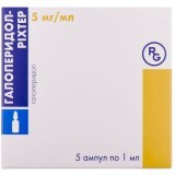 Галоперидол-рихтер р-р д/ин. 5 мг амп. 1 мл №5