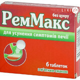 Реммакс-кв табл. жув. 680 мг + 80 мг блістер, з м'ятним смаком №6