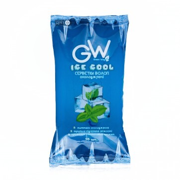 Влажные салфетки Green Way охлаждающие Ice Cool 15шт: цены и характеристики