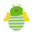Детская мочалка Honey Bunny перчатка-бант Пчела зеленая