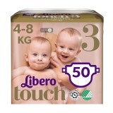 Подгузники Libero Touch р 3 4-8 кг 50 шт