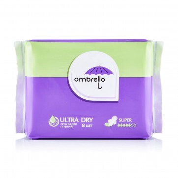 Прокладки для критических дней Ombrello Ultra Super Dry 8шт: цены и характеристики
