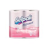 Туалетний папір Selpak 3-и шаровий Пудра 4 шт