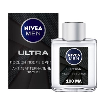 Лосьон после бритья Nivea Men Ultra с антибактериальным эффектом 100 мл: цены и характеристики
