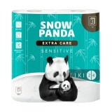 Туалетная Бумага Снежная панда Extra Care Sensitive 3 слоя 4 шт 