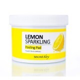Пилинг-диски для лица с лимоном Secret Key Lemon Sparkling Peeling Pad, 130 мл