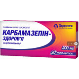 Карбамазепін-здоров'я табл. 200 мг блістер №20