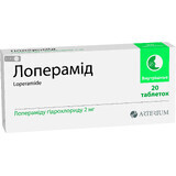 Лоперамид табл. 2 мг блистер в пачке №20