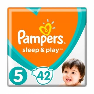 Подгузники Pampers Sleep & Play Размер 5 (Junior) 11-16 кг, 42 шт