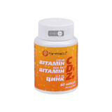 Витамин С 250 мг + Витамин D3 1000 МЕ + Цинк 12,5 мг №60 (капсулы)