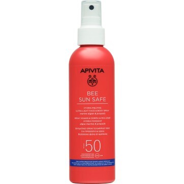 Спрей солнцезащитный Apivita Bee Sun Safe для лица и тела SPF50, 200 мл: цены и характеристики