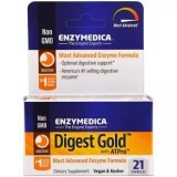 Травні ферменти Digest Gold з ATPro Enzymedica 21 капсула