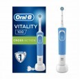 Электрическая зубная щетка Oral-B Vitality 100 Cross Action Blue, средняя мягкость, 1 шт