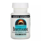 Бенфотіамін 150 мг Benfotiamine Source Naturals 60 таблеток