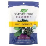 Леденцы бузины с цинком Sambucus Elderberry Zinc Lozenges Nature's Way 24 леденца