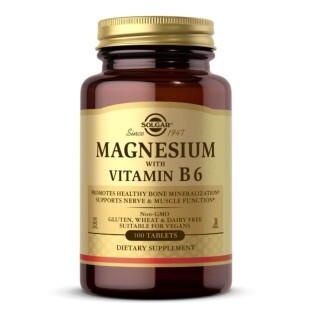 Магний с Витамином B6 Magnesium with Vitamin B6 Solgar 100 таблеток 