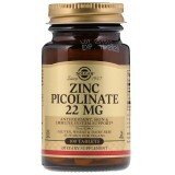 Цинк Піколінат 22 мг Zinc Picolinate Solgar 100 таблеток