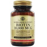 Біотин (В7) 10 000 мкг Biotin Solgar 60 вегетаріанських капсул