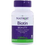 Біотин Biotin Natrol 1000 мкг 100 таблеток