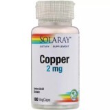 Мідь Copper Solaray 2 мг 100 капсул