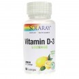 Витамин D3 2000 МЕ со вкусом лимона Solaray 60 Леденцов