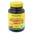 Витамин D3 5000 МЕ Natures Plus 60 желатиновых капсул