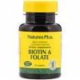 Биотин и Фолиевая кислота Nature's Plus 30 таблеток