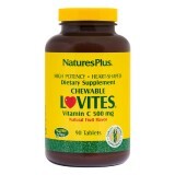 Витамин C Vitamin C Lovites 500 мг Nature's Plus 90 жевательных таблеток