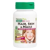 Растительный комплекс для волос кожи и ногтей Herbal Actives Natures Plus 60 таблеток