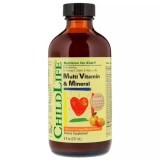Жидкие мультивитамины для детей Multi Vitamin & Mineral ChildLife 237 мл вкус апельсин-манго