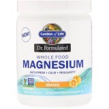 Магнієвий порошок Whole Food Magnesium Powder Dr. Formulated Garden of Life 7 унцій (1974 г) шипучий напій зі смаком апельсина