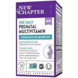 Щоденні Мультивітаміни для вагітних, One Daily Prenatal Multivitamin, New Chapter, 30 вегетаріанських капсул