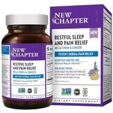 Спокойный безболезненный сон Restful Sleep + Pain Relief New Chapter 30 вегетарианских капсул