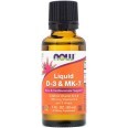 Жидкий Витамин D3 и MK-7 Liquid D-3 & MK-7 Now Foods 30 мл (1 жидк. унция)