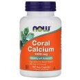 Коралловый кальций Coral Calcium Now Foods100 Вегетарианских капсул 1000 мг