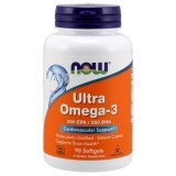 Ультра Омега-3 Ultra Omega-3 Now Foods 90 желатиновых капсул