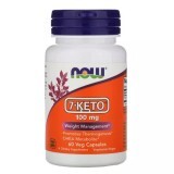 7-KETO (Дегідроепіандростерон) Now Foods 100 мг 60 вегетаріанських капсул