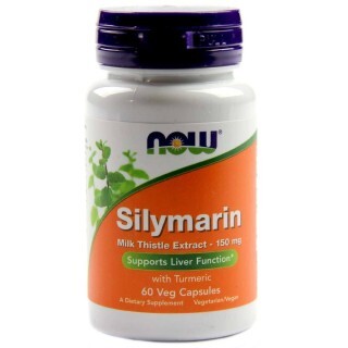 Силимарин (Расторопша) 150 мг Now Foods 60 Капсул