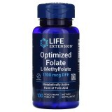 Оптимизированный фолат Optimized Folate Life Extension 1700 мкг DFE 100 таблеток 