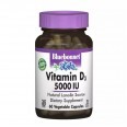 Витамин D3 5000 МЕ Bluebonnet Nutrition 60 вегетарианских капсул