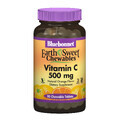 Вітамін С 500мг смак апельсину Earth Sweet Chewables Bluebonnet Nutrition 90 жувальних таблеток