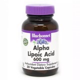 Альфа-ліпоєва кислота 600 мг Bluebonnet Nutrition 30 рослинних капсул