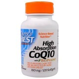 Коэнзим Q10 высокой абсорбации 100 мг BioPerine Doctor's Best 120 желатиновых капсул